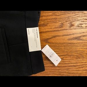 High Rise Wide Leg Black Pants